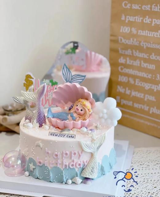 【生日蛋糕】美人鱼贝壳公主款 商品图0