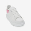 ALEXANDER MCQUEEN 亚历山大.麦昆 女士皮革字母徽标印花粉色尾大廓形休闲运动鞋 白色 676702 WICGG 9993 商品缩略图1