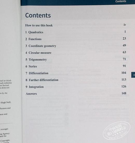 【中商原版】剑桥国际AS & ALEVEL教材练习册：纯数学1 英文原版 Pure Mathematics 1 Practice Book 商品图5