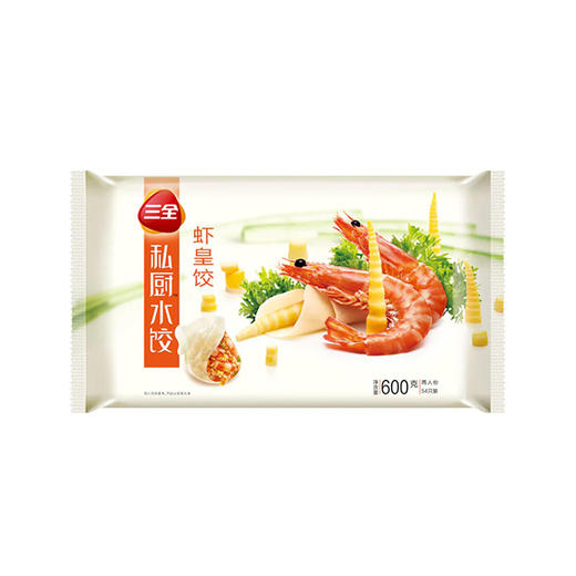 三全私厨水饺 虾皇 600g 商品图0