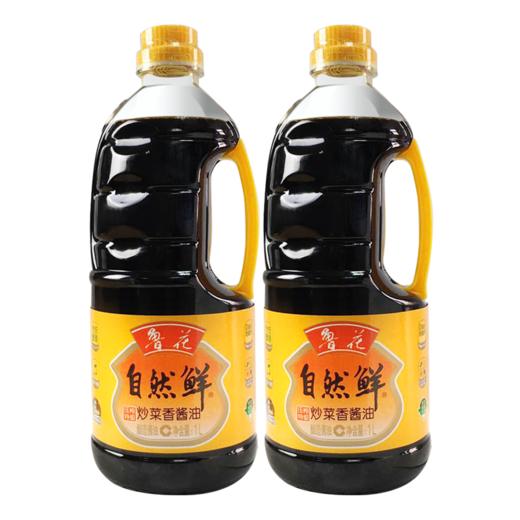 鲁花自然鲜炒菜香酱油1L*2瓶 商品图0