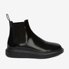 ALEXANDER MCQUEEN 亚历山大.麦昆 男士小牛皮 Hybrid 切尔西中靴 黑色 586198 WHX52 1000 商品缩略图0