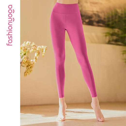 FL09937裸感基础运动裤九分裤春夏款 商品图3