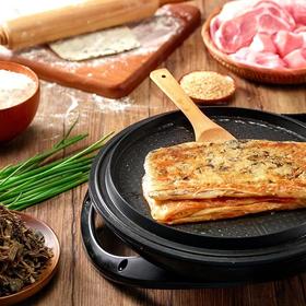 【严选】楚炉梅干菜风味薄饼锅盔500g*3袋