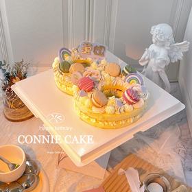 【0945】ins风马卡龙数字蛋糕