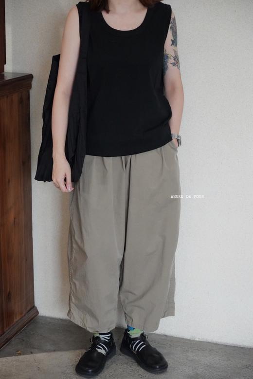 ORDINARYFITS卡其绿深蓝灰白直筒阔腿裤 商品图2