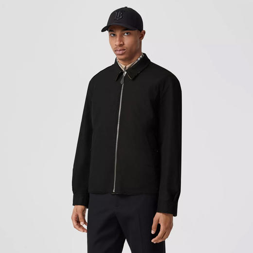 BURBERRY 巴宝莉 男士双面两穿格纹棉质哈林顿夹克外套 格子 8054482 B2412 商品图1