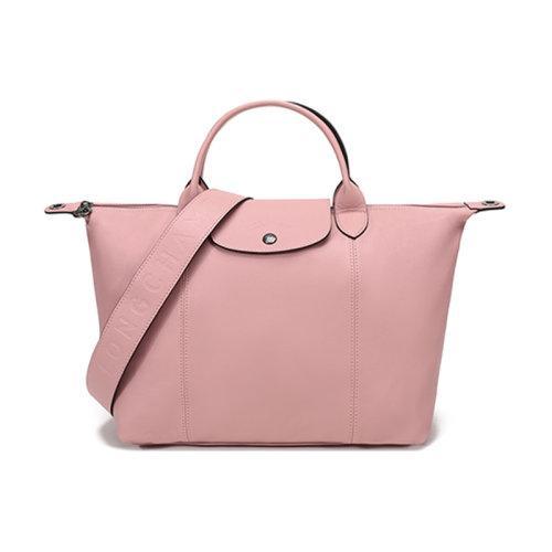 Longchamp/珑骧 女士LEPLIAGECUIR系列羊皮中号短柄可折叠手提单肩包 1515 757 商品图20