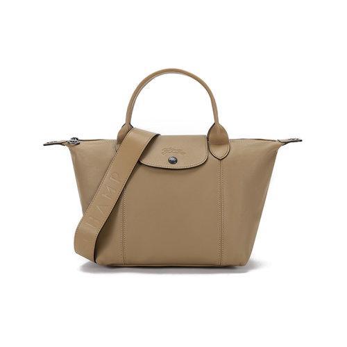 Longchamp/珑骧  女士LE PLIAGE CUIR系列羊皮短柄可折叠手提单肩包饺子包 1512 757 商品图40