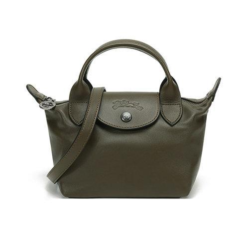 Longchamp/珑骧 女士LEPLIAGECUIR系列羊皮革迷你款手提单肩斜挎包饺子包 1500 757 商品图50