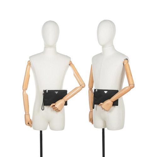 【国内现货】PRADA/普拉达 2021款 男士Re-Nylon再生尼龙手拿包 2NH004 2DMH 商品图4