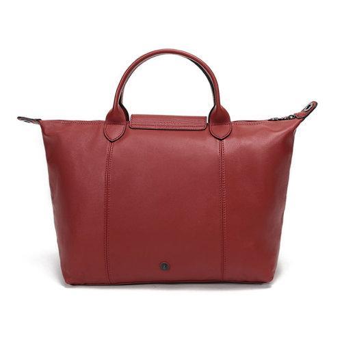 Longchamp/珑骧 女士LEPLIAGECUIR系列羊皮中号短柄可折叠手提单肩包 1515 757 商品图31