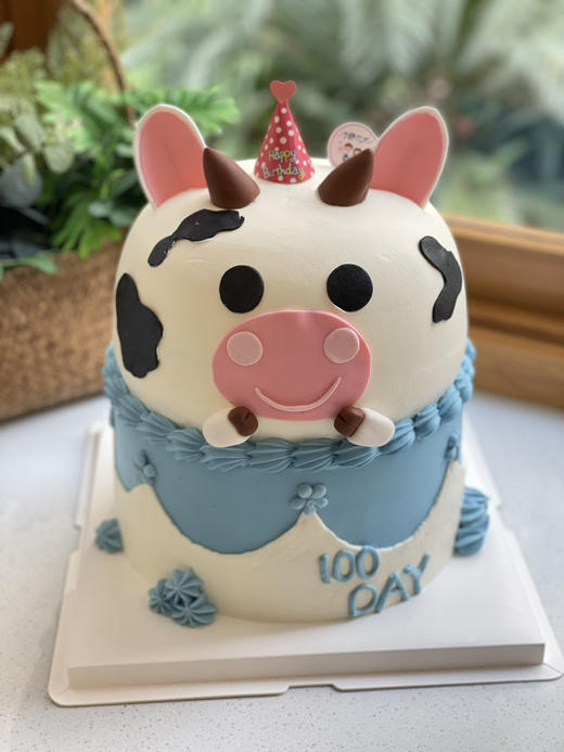 双层牛牛奶油蛋糕 下单前请仔细阅读商品详情 提前一天预定 商品图0