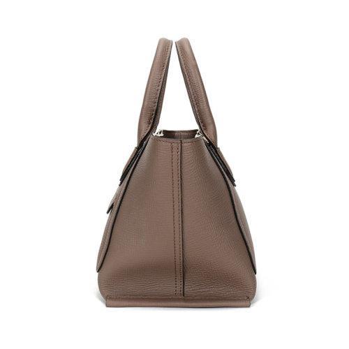 Longchamp/珑骧 女士MAILBOX系列小号牛皮手提单肩斜挎包褐10103HTA 商品图2