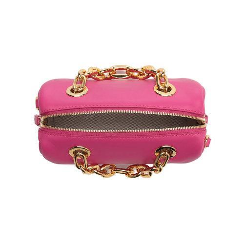 MCM【22春夏新款】女士皮革链条手提单肩斜挎包波士顿包压花LOGO迷你款 MWBCSSX01 商品图8