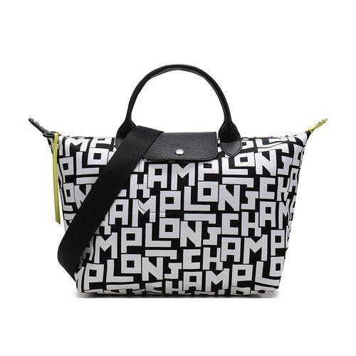 Longchamp/珑骧 女士LE PLIAGE系列织物中号手提单肩包 1515 412 商品图0