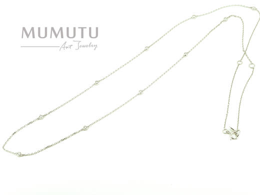 18K金 泡泡钻石项链 商品图0