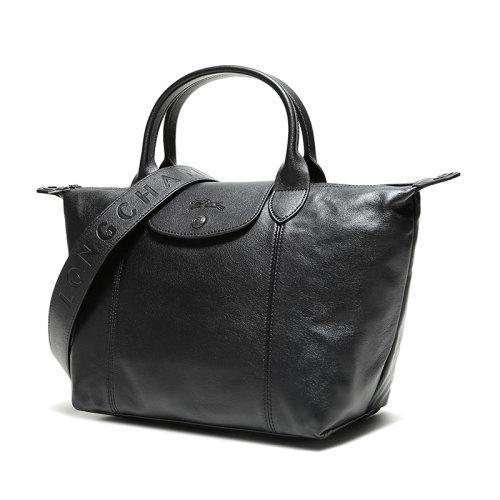 Longchamp/珑骧  女士LE PLIAGE CUIR系列羊皮短柄可折叠手提单肩包饺子包 1512 757 商品图11