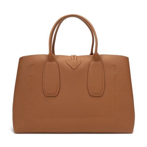 Longchamp/珑骧  女士ROSEAU系列大号牛皮手提包 10059 HPN 商品图18