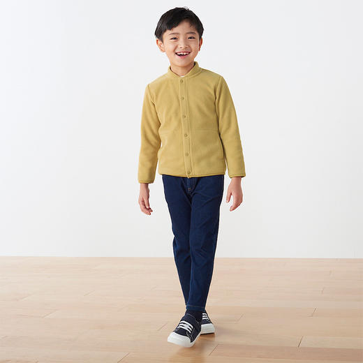 【摇粒绒儿童夹克】儿童春秋外套摇粒绒卫衣家居服纯色男女同款儿童夹克 商品图14