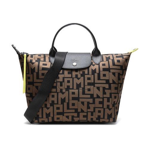 Longchamp/珑骧 女士LE PLIAGE系列织物中号手提单肩包 1515 412 商品图5