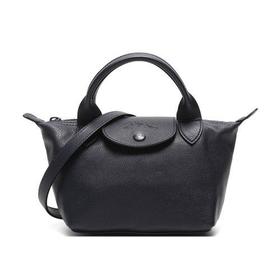 Longchamp/珑骧 女士LEPLIAGECUIR系列羊皮革迷你款手提单肩斜挎包饺子包 1500 757