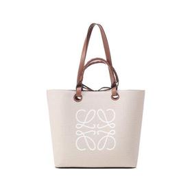 LOEWE/罗意威【22春夏新款】女士织物配皮手提单肩包托特包购物袋 A717T23X02