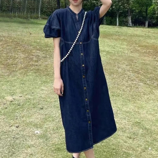 裁缝学苑AQ90茶歇法式2022新女牛仔连衣裙纸样女装裙子衣服样板图 商品图4
