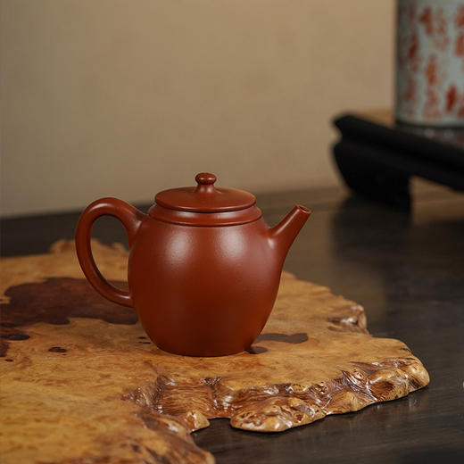 龙德堂陶艺 汤宣武《十二月花神·姹紫嫣红（五月石榴花）》原矿大红袍 220cc 商品图1