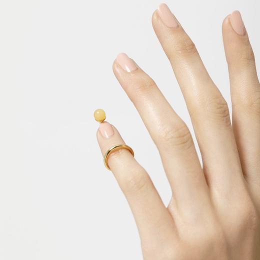 北京仓｜MAM-Midi-砂金石 指尖戒指（金色）［西班牙设计师］ 商品图0