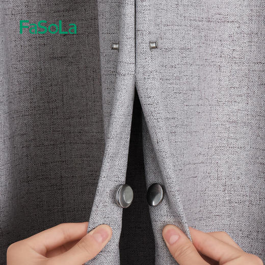 FaSoLa窗帘磁吸闭合扣防漏光遮光窗帘扣环合拢夹子对吸磁铁固定器 商品图0