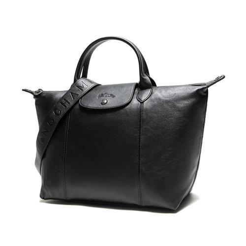 Longchamp/珑骧 女士LEPLIAGECUIR系列羊皮中号短柄可折叠手提单肩包 1515 757 商品图16