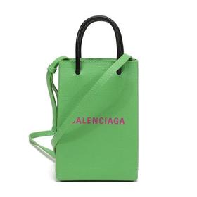 Balenciaga/巴黎世家 女士皮质手提单肩斜挎包手机包 593826 0AI5N