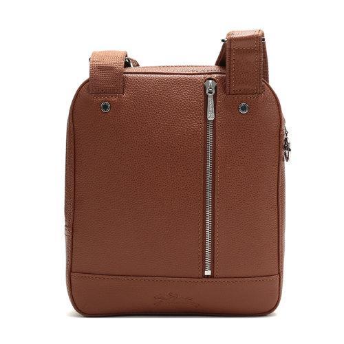 Longchamp/珑骧男士LEFOULONNE系列牛皮单肩斜挎包1712021 商品图7