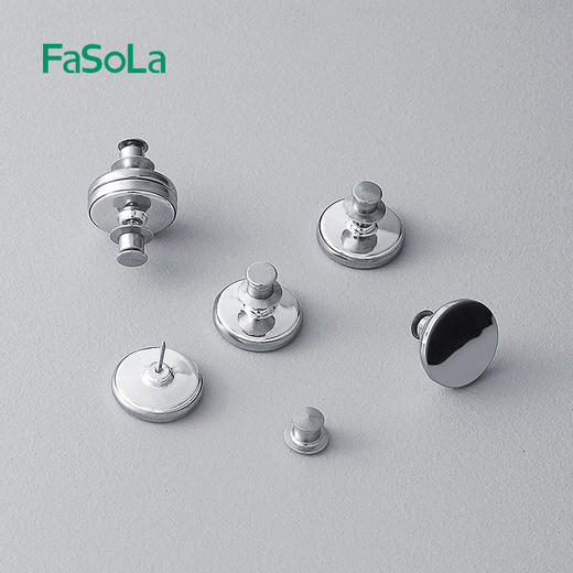 FaSoLa窗帘磁吸闭合扣防漏光遮光窗帘扣环合拢夹子对吸磁铁固定器 商品图3