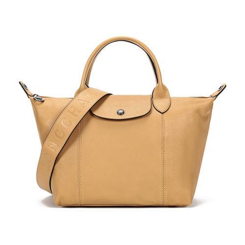 Longchamp/珑骧  女士LE PLIAGE CUIR系列羊皮短柄可折叠手提单肩包饺子包 1512 757 商品图20