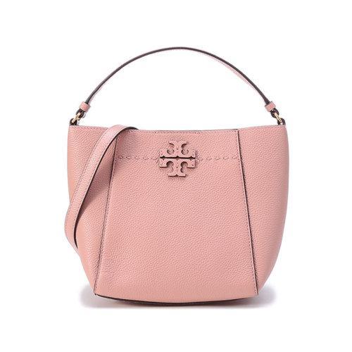 Tory Burch/汤丽柏琦 女士MCGRAW系列小号皮革手提单肩斜挎包水桶包 74956 商品图10