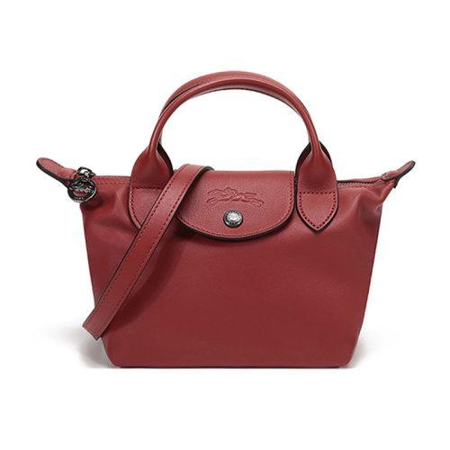 Longchamp/珑骧 女士LEPLIAGECUIR系列羊皮革迷你款手提单肩斜挎包饺子包 1500 757 商品图35