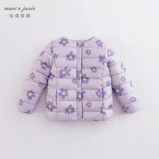 马克珍妮冬装新款 男女童超轻圆领羽绒服 儿童外套221715 商品图2