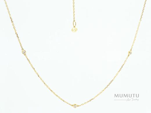 18K金 泡泡钻石项链 商品图5