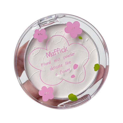MAFFICK花颜雾感粉饼保湿控油持久定妆干湿两用提亮哑光纯欲散粉 商品图8