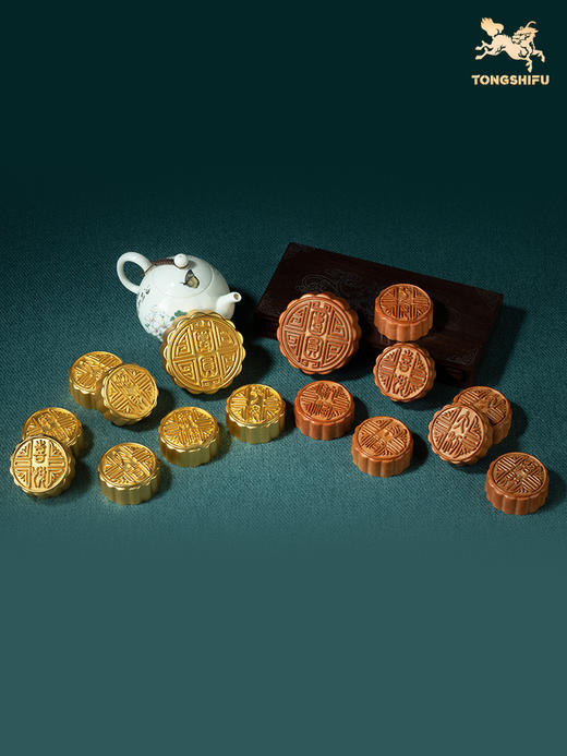 铜师傅 《全铜中秋摆件套装》工艺品 中秋礼盒 送礼定制 礼品摆件 商品图3