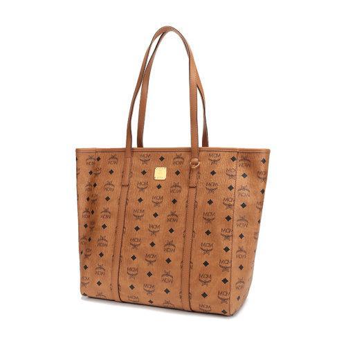 【国内现货】MCM/MCM 女士中号人造革/牛皮革ToniVisetos购物袋手提单肩包MWPAATN03 商品图1