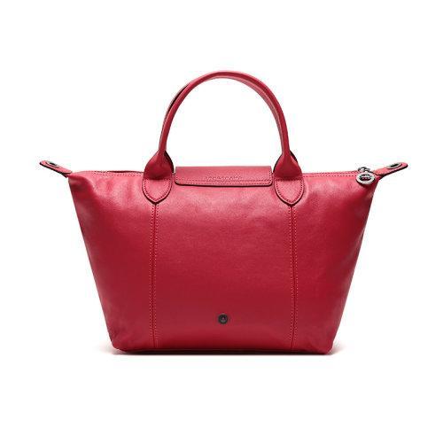 Longchamp/珑骧  女士LE PLIAGE CUIR系列羊皮短柄可折叠手提单肩包饺子包 1512 757 商品图27