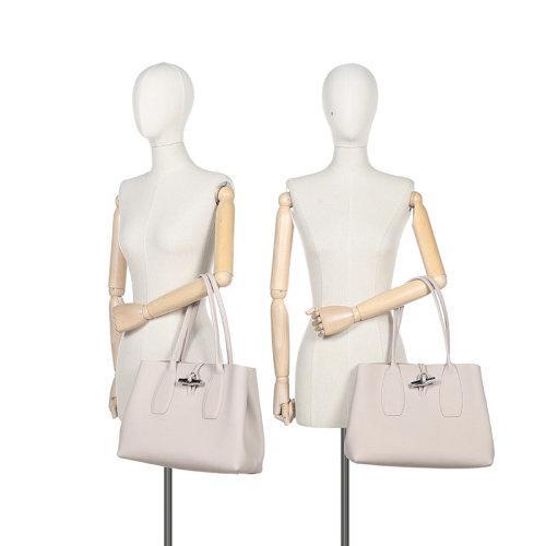 Longchamp/珑骧 女士ROSEAU系列牛皮手提单肩包 10060 HPN 商品图34