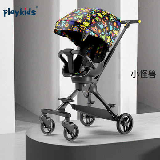 Playkids遛娃神器婴儿推车X3-小怪兽 商品图0
