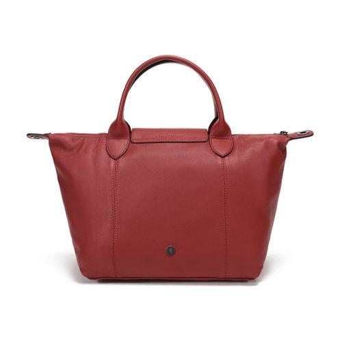 Longchamp/珑骧  女士LE PLIAGE CUIR系列羊皮短柄可折叠手提单肩包饺子包 1512 757 商品图8