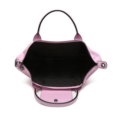 Longchamp/珑骧 女士LEPLIAGECUIR系列羊皮中号短柄可折叠手提单肩包 1515 757 商品图14