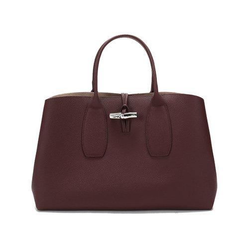 Longchamp/珑骧  女士ROSEAU系列大号牛皮手提包 10059 HPN 商品图40