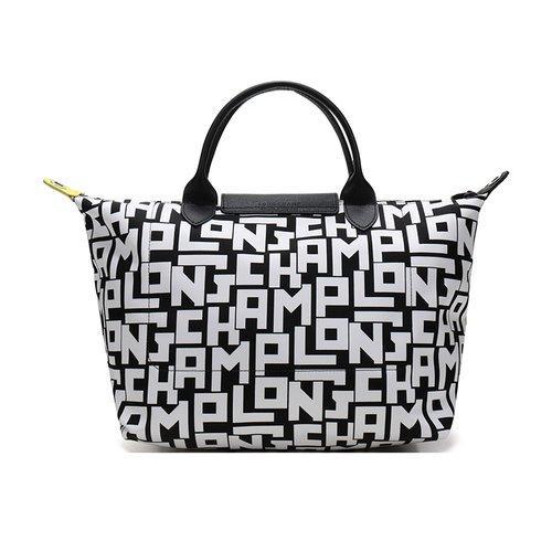 Longchamp/珑骧 女士LE PLIAGE系列织物中号手提单肩包 1515 412 商品图2